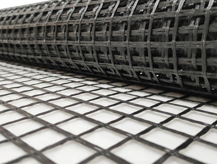 Fiberglass geogrid